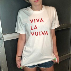 NWOT "Viva La Vulva" Feminist Top